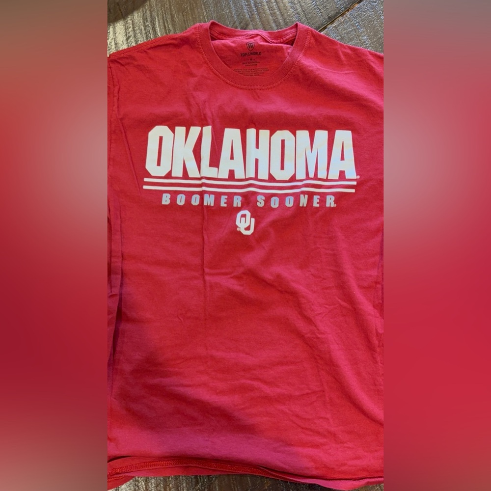 Oklahoma Boomer Sooner Red T-Shirt